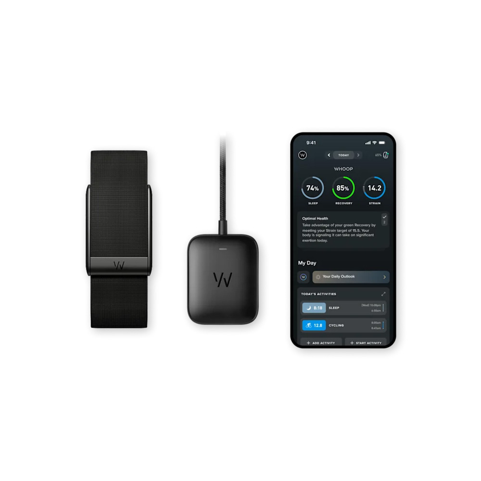 Фітнес-браслет WHOOP 5.0 One + підписка на 12 місяців